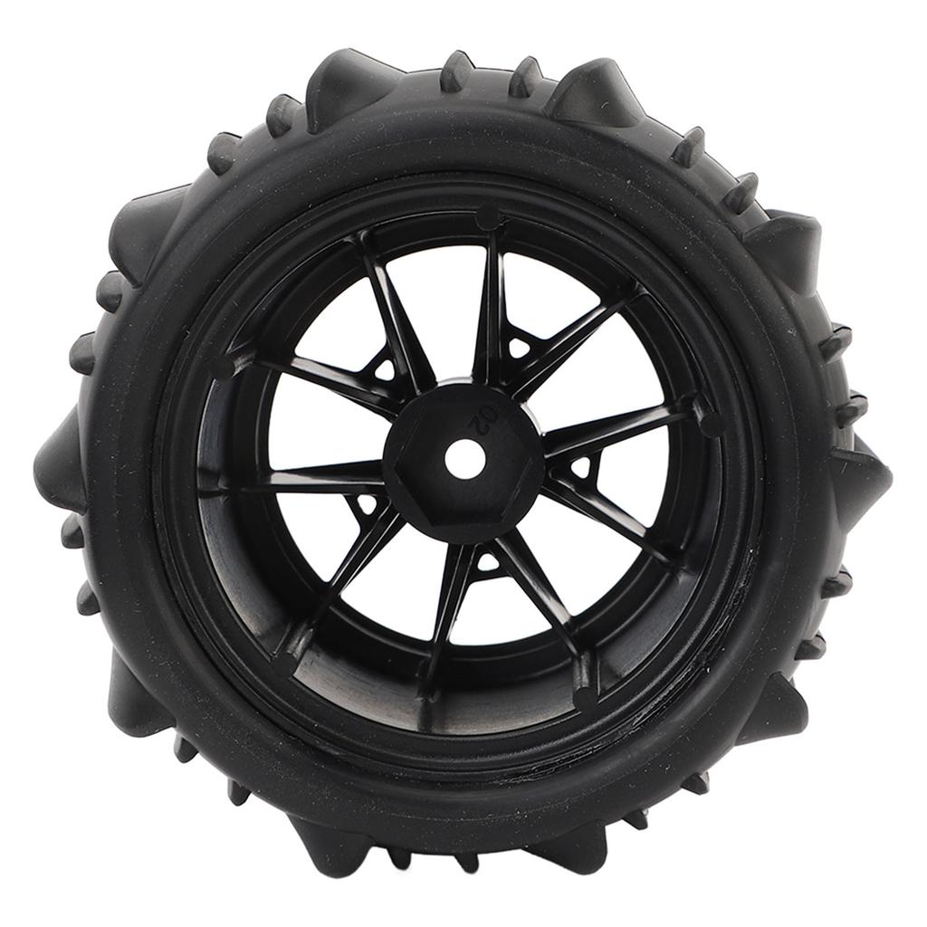 4PCS RC Wheel Tires 12mm Hex Hub 85mm Diameter Rubber Tire Replacement for 16A01 16A02 16A03 16A04 16A08 1/16 RC Car