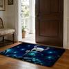 Floor Mat Soft Flannel Rug Non Slip Absorbent Mat for Bathroom Bedroom Home Decor H Hollow K Knight