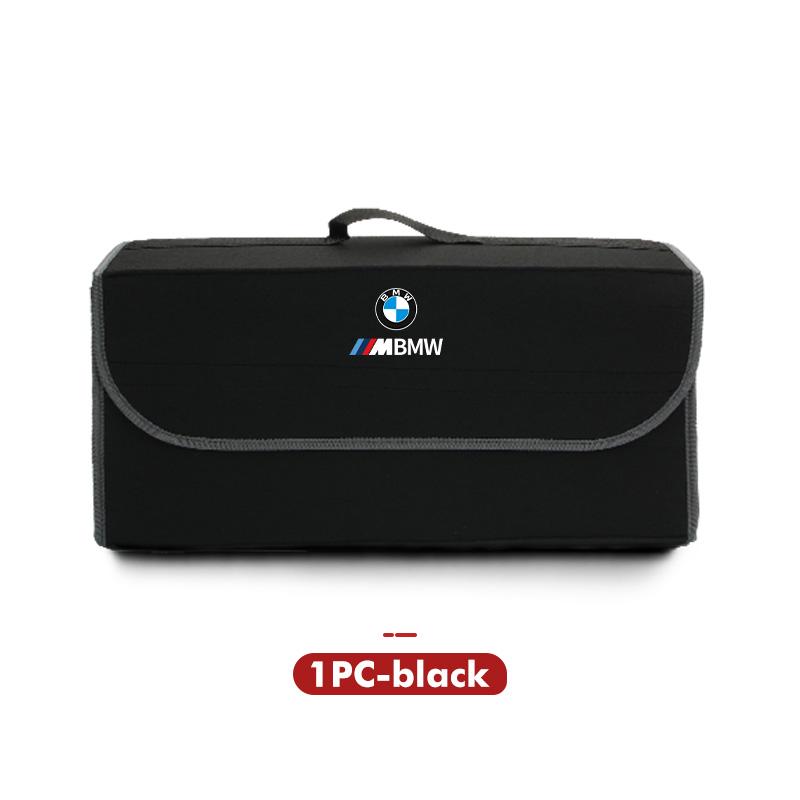 For BMW Car Logo Trunk Storage Box Large Capacity Tool Organiser Bag Accessories Performance X1 M3 M6 F01 F02 E34 E36 E60 F10