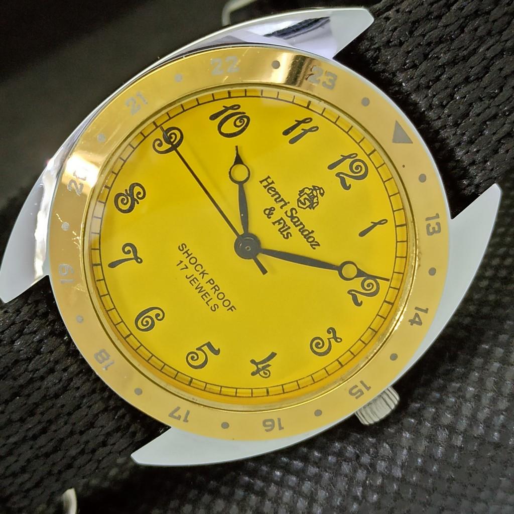 

ВОССТАНОВЛЕННЫЕ ВИНТАЖНЫЕ ШВЕЙЦАРСКИЕ МУЖСКИЕ ЧАСЫ HENRI SANDOZ & FILS a299898-1 Sku566a-a299898
