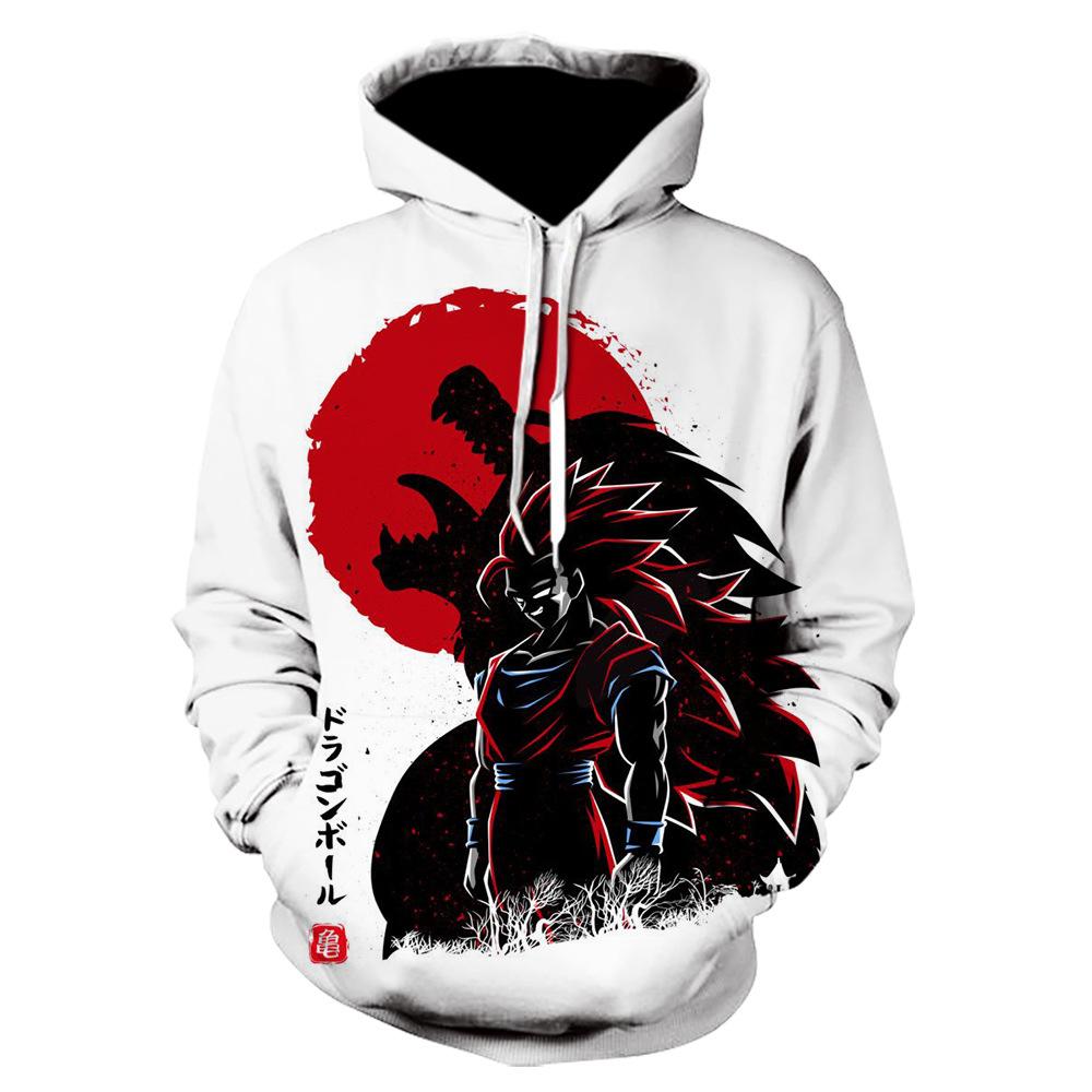 Móda pro fanoušky DRAGON BALL Grafická mikina Outdoorový sport Cosplay Pulovry Mikina s kapucí Cosplay kostým 8 barev