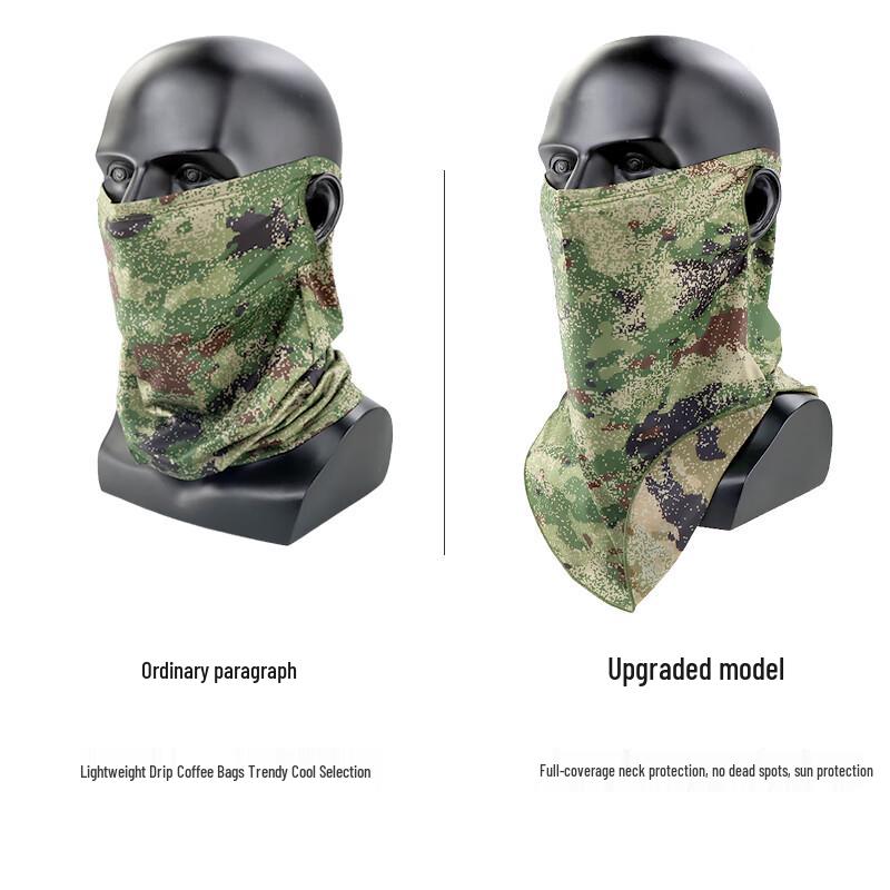 Men's Ice Silk Camouflage Sun Protection Face Mask