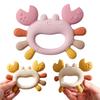 1 Pezzo Giocattolo per la Dentizione del Bambino Granchio Cartone Animato Stimolatore Senza Bpa Giocattoli Tattili Sensoriali per Bambini Giocattolo Tattile Sensoriale per Bambini Accessori per la Cura Dentale del Neonato