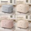 Cotton Quilt Storage Bag With Compression Design For Travel And Bedroom Organization