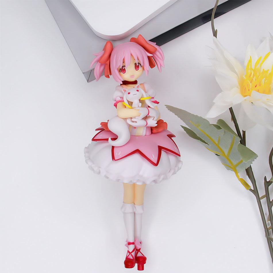 2PCS PMMM Magical girl Anime Figure Kaname Madoka Action Figure Kawaii Akemi Homura Figurine cute Loli Collection Model Toy Gift