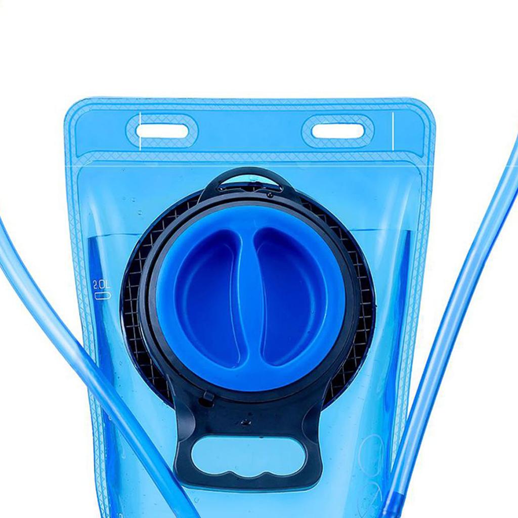 2L Hydration Bladder Foldable Heavy Caliber Leak Proof Water Storage Bladder Bag for Outdoor Hiking Camping Running