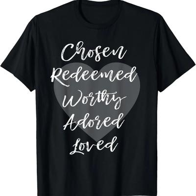 Christliches Geschenk für Frauen Ausgewählt Erlöste Angebetete Geliebte T-Shirt