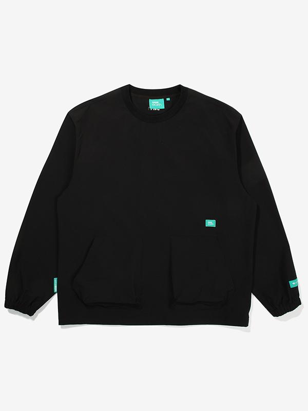 BBC EARTH Ripstop Woven Sweatshirt_Black