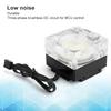 Water Cooling Pump Acrylic Aluminum Computer Accessory Heat Sink Mute for PWM Speed Control