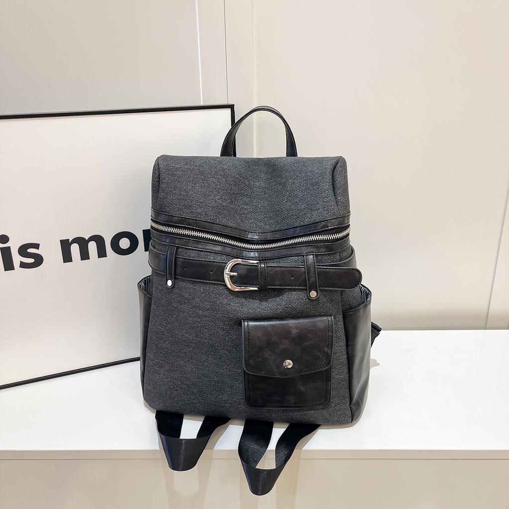 2025 Summer New Large-capacity Commuter Backpack Fashionable Shoulder Bag Casual High-value Portable Tote Bag