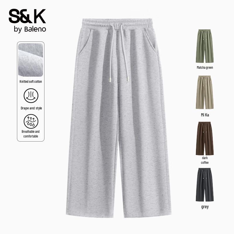 Baleno Herren S&K Serie Herbst Weitbeinige Freizeithose