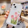 Soft Cute Flower Pouzdro na telefon pro iPhone 11 Pouzdro pro iPhone 13 15 12 14 Pro Max XS X XR 7 8 SE Shockproof Clear Aesthetic Cover
