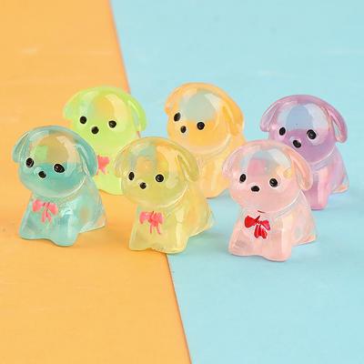 Cartoon Cute Puppy Small Ornaments Creative Mini Puppy Resin Crafts Creative Animal Model Diy Home Decoration Accessories