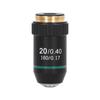 Achromatisches Objektiv Messing Verchromt 20X Mikroskopobjektiv Schnittstelle 20,2mm