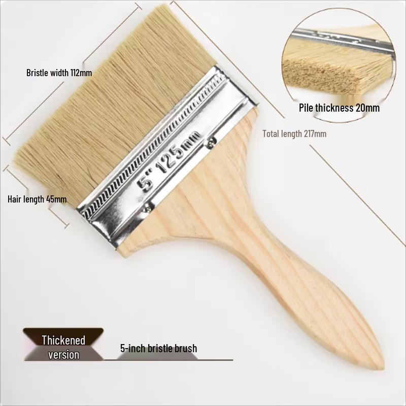 Shengbi Lai 5-inch Mixed Bristle Paint Brush (10-pack)