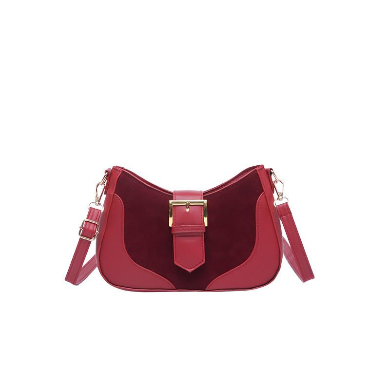 

Compact Pu Shoulder Bag With Inner Phone Pocket For Daily Commuting червоний