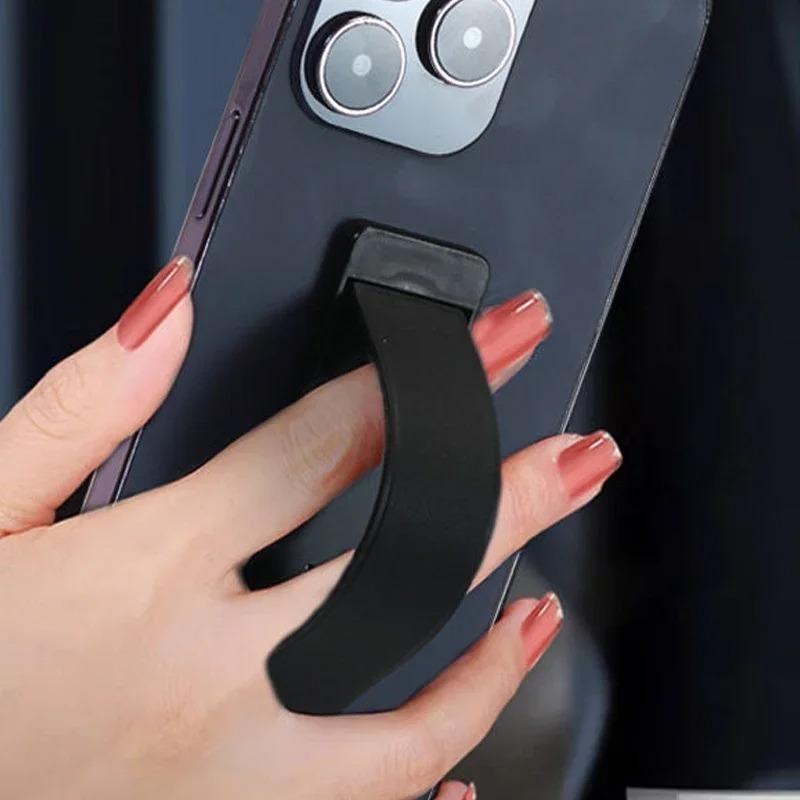 1pc Luxurious Universal Wrist Band Cell Phone Bracket Portable Finger Grip Mobile Phone Holder Sticked Socket Stand Strap