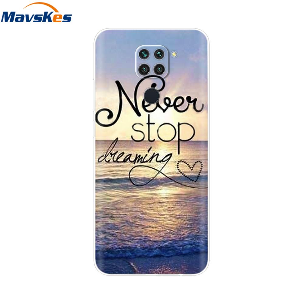 Phone Case For Xiaomi Redmi Note 9 Case 6.53'' Soft Silicone TPU Back Cover for Xiaomi Redmi Note 9 Note9 Case Coque Fundas Para