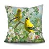 Bedroom Living Room Cushion Cover Oil Painting Bird Cushion Cover Chinese Style Car Sofa Home Decor Pillowcase