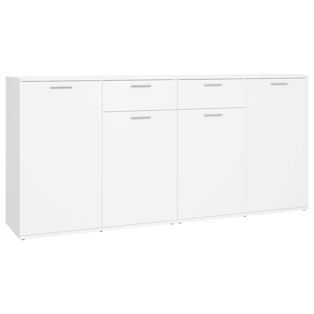 vidaXL Sideboard Weiß 160x36x75 cm Holzwerkstoff