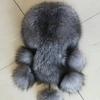 WTEMPO Furry Balls Decor Hats Cycling Skiing Faux Fur Inner Faux Leather Hats Autumn Winter Outdoor Men's Windproof Cold-proof Warm Plush Bomber Hats