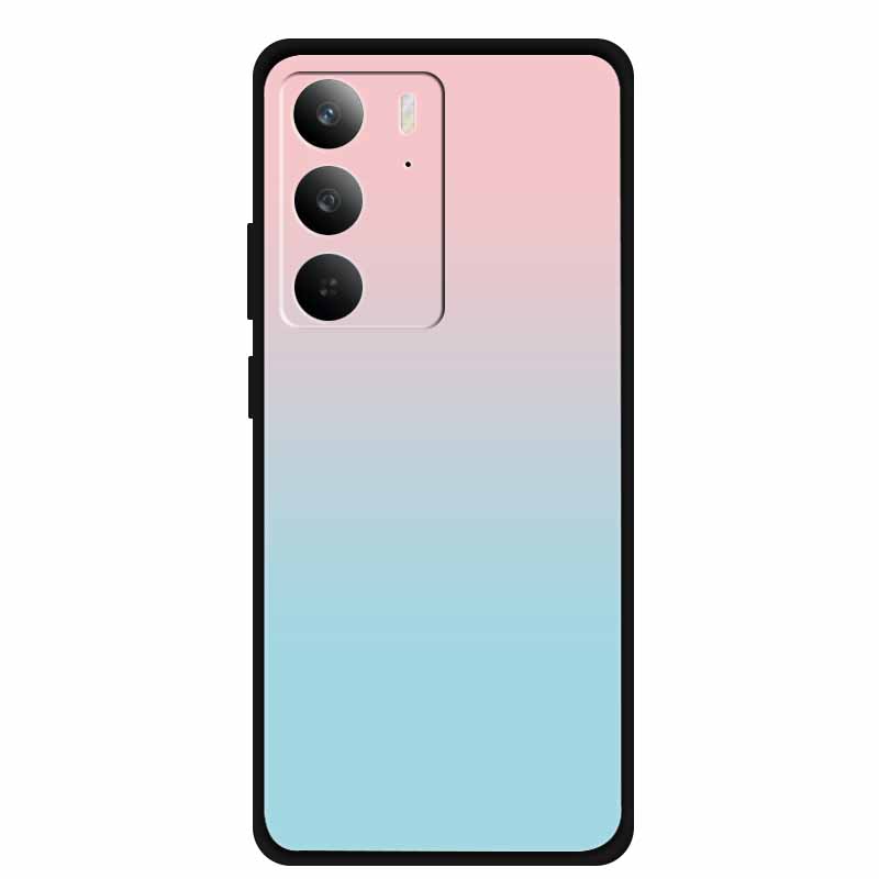 Cover per Realme C75 RMX3941 C75X 4G Posteriore Morbida in Silicone Colorata Lusso TPU Custodia Telefono C 75 Bumper Girly Gradiente Viola