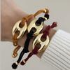 Niche Design Polyester Rope Personalized Vintage Fashionable Stylish Instagram Style High-end Retro Pig Nose Unisex Bracelet