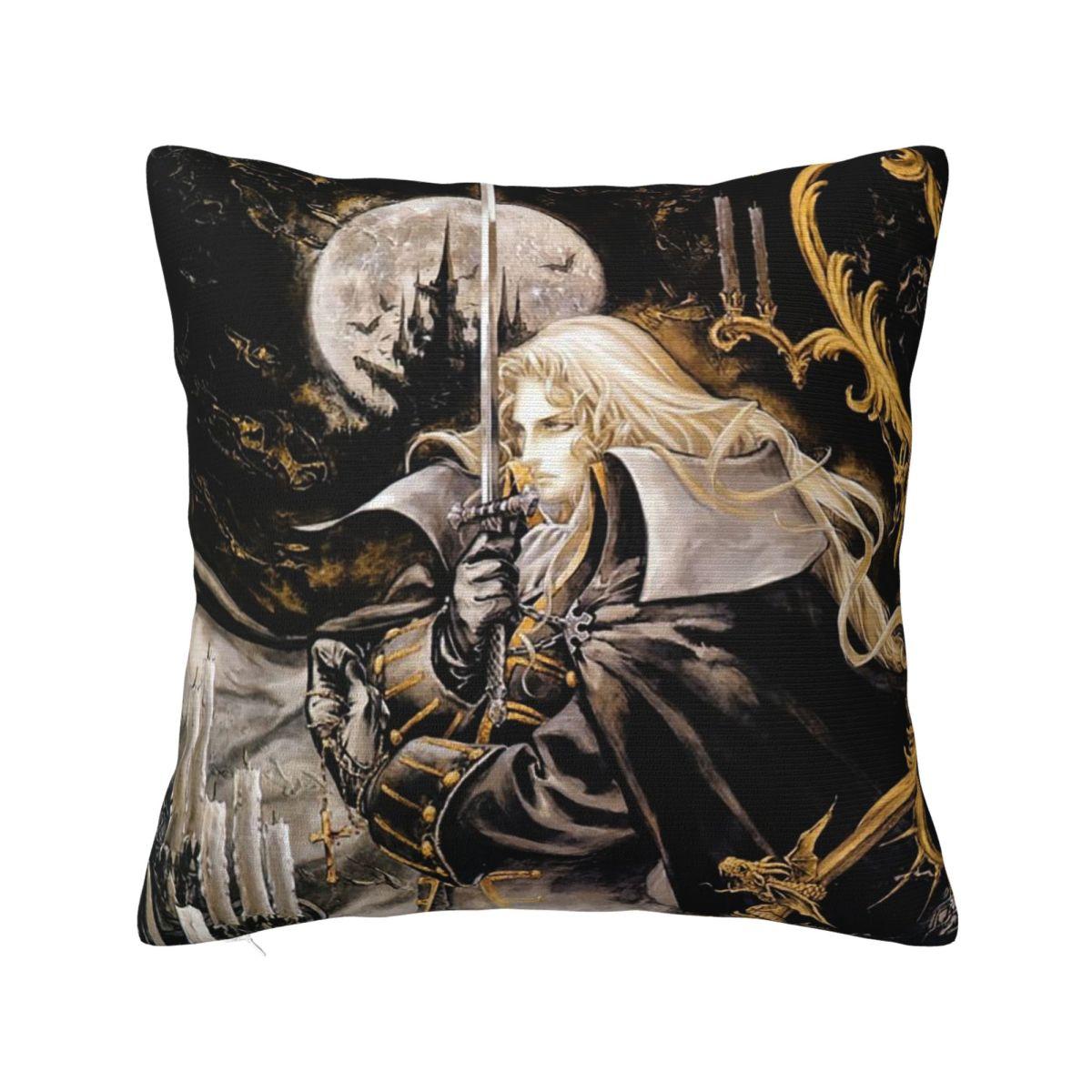 Игра Castlevania Квадратная наволочка Чехол для подушки Наволочка Декоративная наволочка для дома Дивана Гостиной 12x12Inch