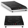 Adjustable Induction Cooker with 2 Cooking Zones, Diameter 26 Cm, LED, 1800 W