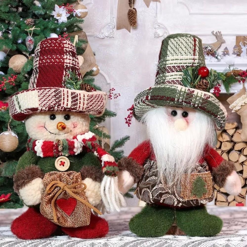 Standing Snowman Christmas Decoration Lightweight Window Display Snowman Christmas Party Decor