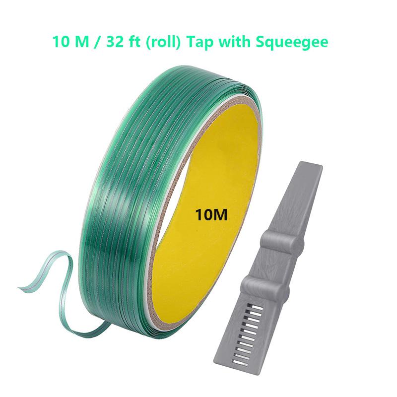 5/10/50M Vinyl Wrap Cutting Tape Car Stickers Finish Line Cut Tape with Squeegee Design Line for Wrapping Car Film Cutting Tools