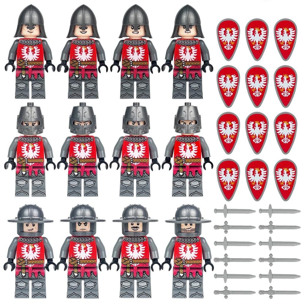 Medieval Soldier Knight Legion Figure Building Blocks Children's Assembly Toys