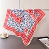 atmosphere 70 small square cloth cool animal print imitation silk scarf shawl neck scarf neck scarf scarf for women