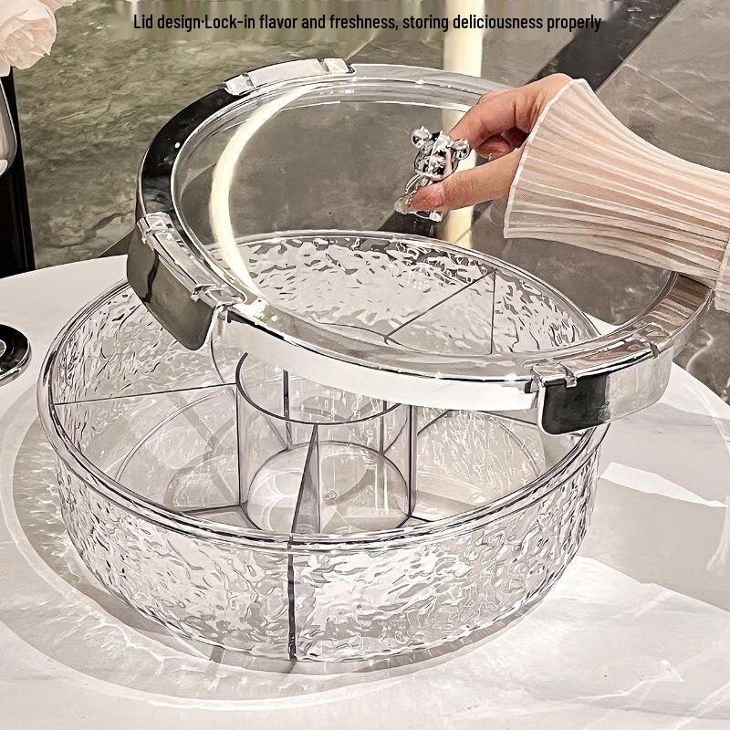 Elegant Rotating Snack & Dried Fruit Platter