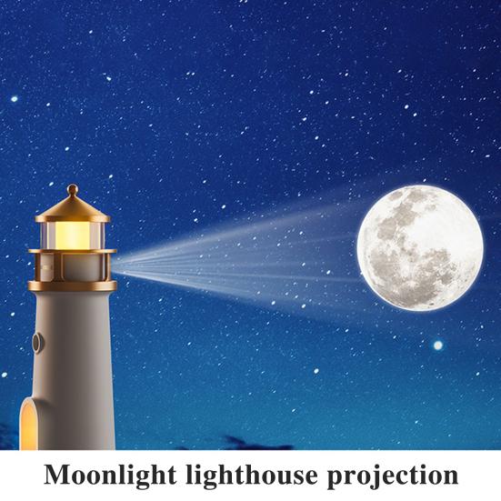 Moon Lamp Projector LED Night Light with Remote Control Adjustable Brightness Timer