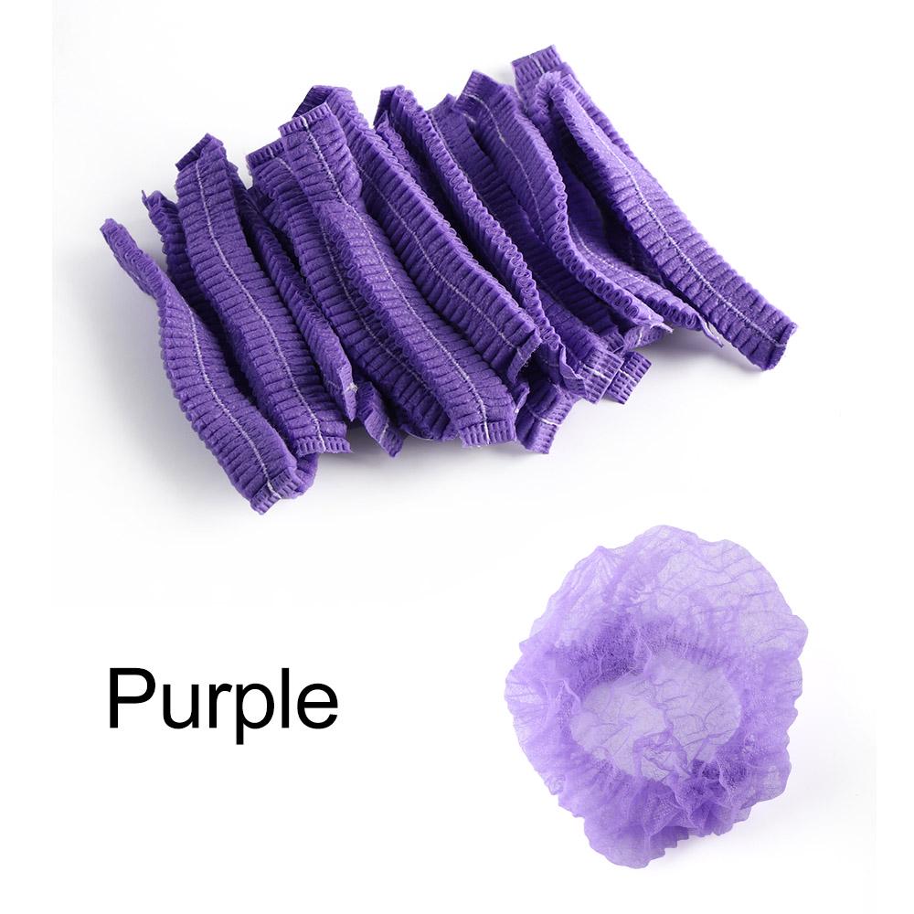 100pcs Disposable Microblading Non Woven Fabric Permanent Makeup Hair Net Caps Sterile Hat For Eyebrow Tattooing Catering Hat