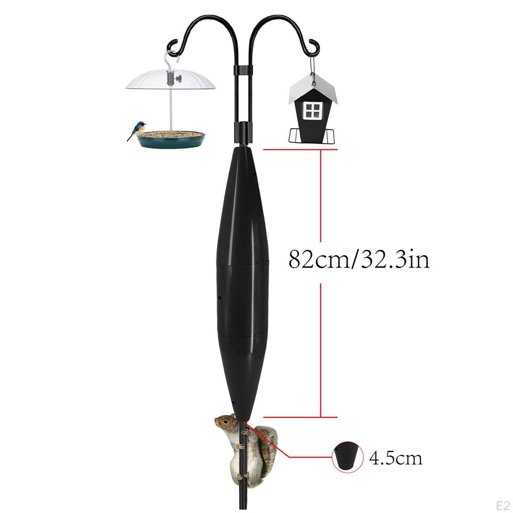 Squirrel Baffles Yard Hardware Mount with Tape Bird Feeder Guards