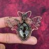 Dragon Bloodstone Pendant Copper Wire Wrapped Butterfly Pendant Gemstone Jewelry