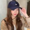 Cute Little Horse Embroidered Corduroy Coffee Colored Baseball Cap for Women  Versatile and Face Enhancing Little Baseball Cap Couple