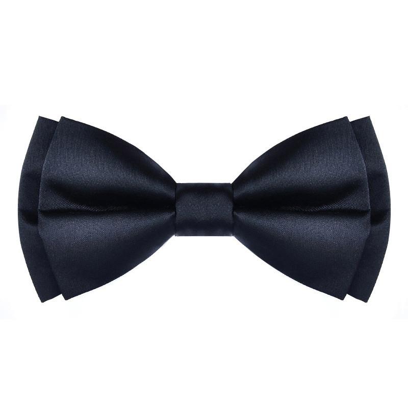 

Men Black Business Bow Tie With Polyester Fabric For Wedding And Formal Events