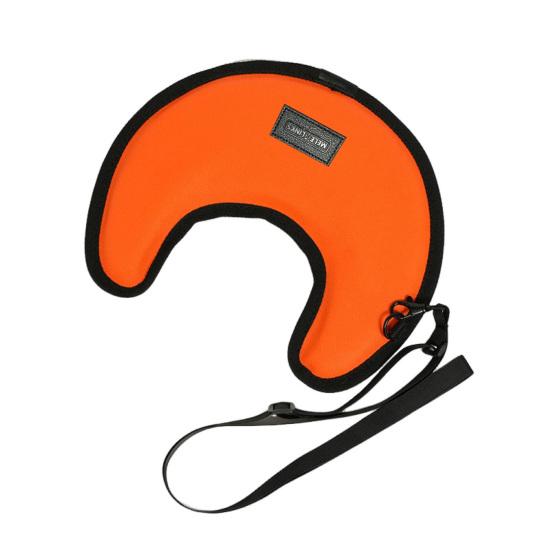 

Тренажер для качелей для гольфа в форме полумесяца, корректор осанки для гольфа, инструмент для тренировки свинга, тренировочная помощь, аксессуары для начинающих гольфистов оранжевый