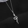 Spirit snake necklace female ins style niche light luxury high-end design year of the snake zodiac fashion simple collarbone chain