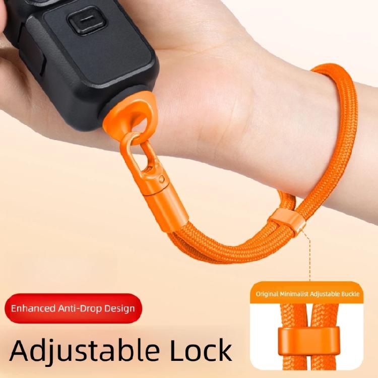Wrist Camera Lanyard Strap with Sliding Adjuster and Mount Base for Everyday Carry, Travel, Video Use, and Daily Walks