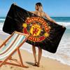 Toalla de Playa Estampada Man United, Toalla Grande Suave de Secado Rápido para Playa, Camping, Natación