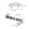 Birthday Decorations for Girls Birthday Sash Rhinestones Crown Tiara Birthday Gifts for Women Birthday Party Decorations