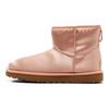 UGG Klasyczne Mini Satynowe Ciepłe Klasyczne Modne Pluszowe Krótkie Śniegowce Damskie buty Różowe 1094985-SNTN