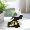 Bird Figurine Statue Adorable Animal Sculpture Crafts Model Ornament Figure for