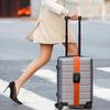 High-quality, convenient travel accessory: TSA-locked suitcase strap - marker for your suitcase at the airport, anti-theft, and baggage burst preventi
