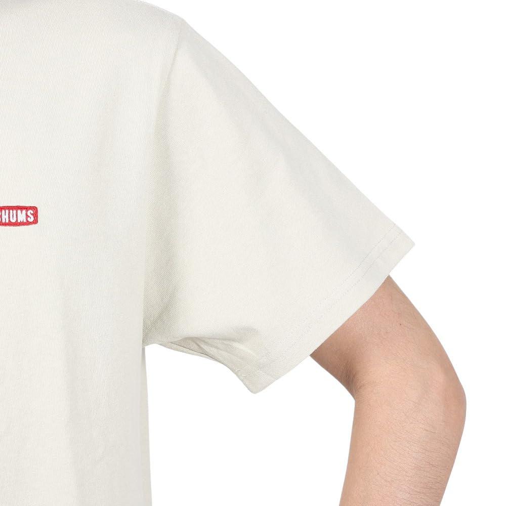 Booby Logo Greige L [Chums] T-Shirt T-Shirt Men's