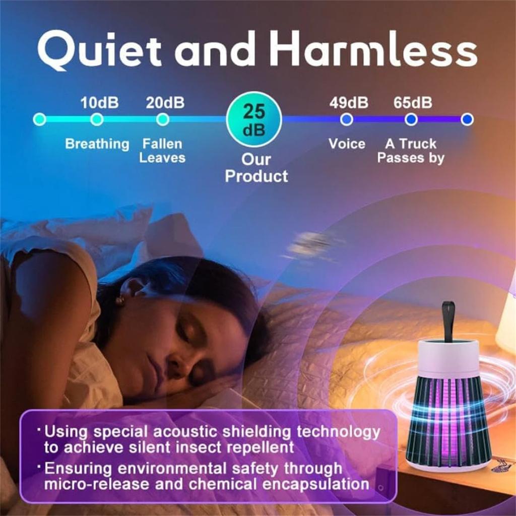Outdoor Electric Insect 3000V High Power Control, Rechargeable Home, Kitchen, Patio, Backyard